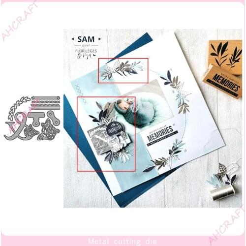 Flowers and Letters Metal Cutting Dies for DIY Scrapbooking Photo Album Decorative Embossing PaperCard Crafts Die 2021