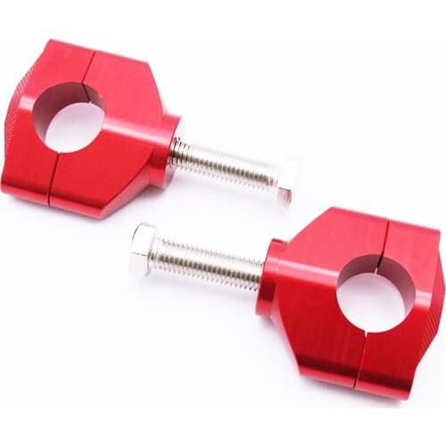 Red Handlebar Risers 28MM Fat Handle Bar Mounts Clamp For Kawasaki KX125/250/KXF250/450 CR125/250 00-07 Suzuki RMZ250 04-06