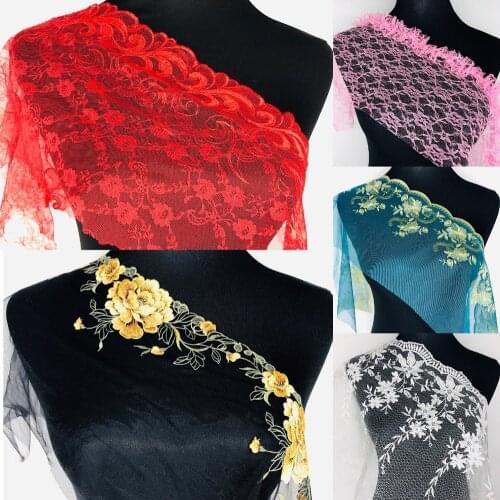 Fabric Lace Clothing Underwear Accessories Spandex Straight Edge Embroidery DIY Lace Sewing Handmade Supplies