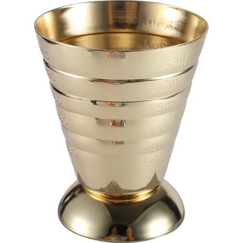 Stainless steel 304 measuring cup ounce cup 75ml with scale beer bar tools kitchen gadgets