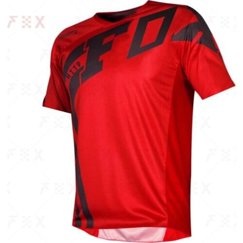 Mens Downhill Mountain Bike MTB Shirts Offroad DH Motorcycle Jersey Motocross Sportwear Clothing FXR Bike TEAM HTTP Fox JERSEY