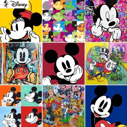 Disney 5D Diamond Embroidery Needlework Kit "Cartoon Mickey Mouse" Diy Diamond Painting Cross Stitch Home Decoration Gift