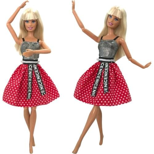 NK Newest Doll Dress Beautiful Handmade Party Noble Clothes Fashion Dress For Barbie Accessories Doll Best Child Girls Gift 3X