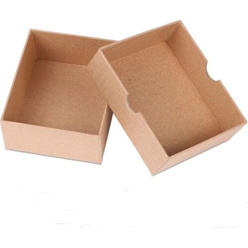 Gifts Storage Packaging Cases Kraft Paper Gift Boxes 12x10x5cm DIY Jewelry Box Paper Jewelry Sets Gift Box Jewellery Organizer