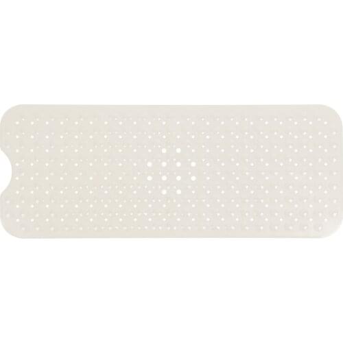 Rectangle Non-Slip Secure Safety Mat With Suction Cup Bathtub Kitchen Bathroom Home Use Cream For Bathroom Bathtub Kitchen
