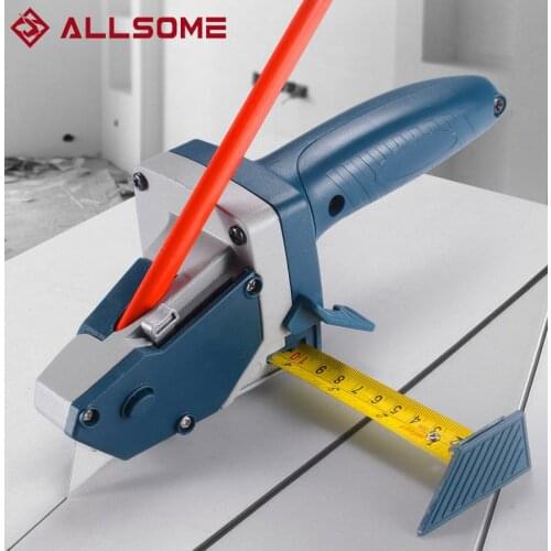 ALLSOME Gypsum Board Cutter Hand Push Drywall Cutting Artifact Tools with Tape Woodworking Cutting Board Tools