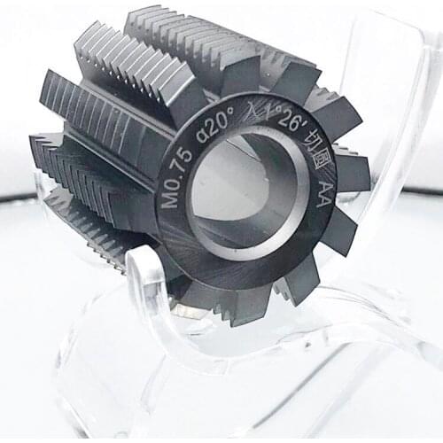 Gear hob small modulus metric M0.75 integral tungsten steel/Internal control of 13 mm