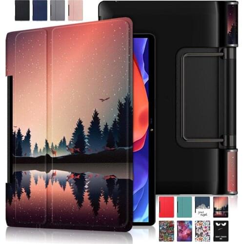 Tablet Protective Cover For Lenovo Yoga Pad Pro Case 2021 PU Leather PC Shell For Lenovo Yoga Tab 13 Cover YT-K606F Funda + Pen