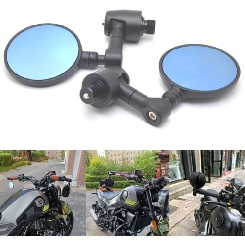Motorcycle Mirror Aluminum Handle Bar End Rearview Side Mirrors Accessorie For Benelli TRK502 trk 502X 502c 302 TNT 899 1130 300