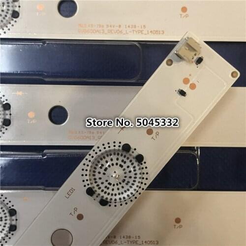 100% New 10pcs/Kit LED strips for SONY 60 TV KDL-60R510A S600FHB-1 SVG600A13 REV06 L TYPE 140513 SVG600A13 REV06 R TYPE 140513