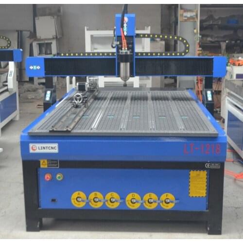 3D 6090 6012 1212 CNC Router Engraving Machine 4 Axis with Vacuum Table for Wood, Acrylic