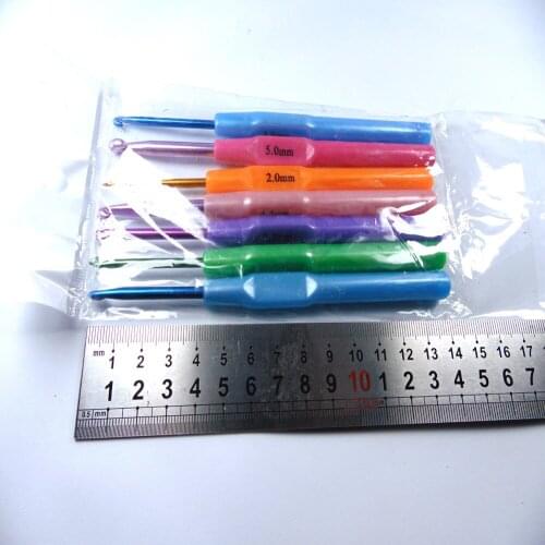 8 size/set 100 set/lot Small Size Stainless Steel Crochet Hooks DIY Knitting Kits Needles tools hand Tool handicrafts Set