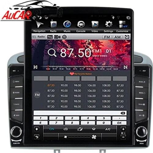 AuCar 10.4" Android 9.0 Car Radio Multimedia Player GPS Navigation Car Stereo video Head unit for Peugeot 408 308 2014-2016