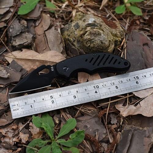 Free shipping Folding Knife a sharp 3C R13 Steel Small Pocket Knife black handle Outdoors Survival Knife EDC Tool