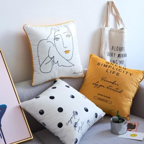 Pillow Case Print Home Decorative Cushion Cover Fashion Pillowcases