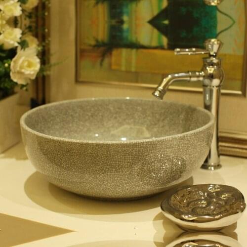 Jingdezhen ceramic sink wash basin Ceramic Counter Top Wash Basin Bathroom Sinks garden wash basin