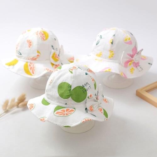 Children Summer Shade Fisherman Hat Outdoor Sunscreen Beach Cap Unisex Simple Stylish Windproof Sun protection Outdoor Portable