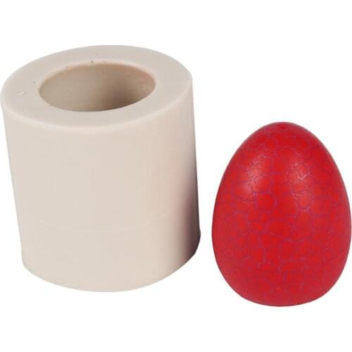 Easter Eggs Shaped DIY Soap Mold Aromatherapy Chocolate Muffin Cake Mould Silicone Mold Dinosaur Egg Shape Cake Decorating Tools