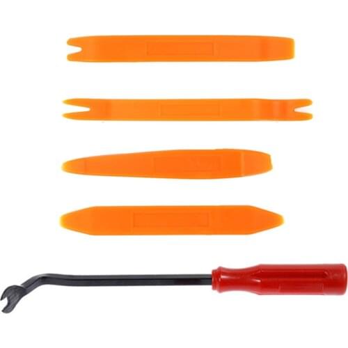 Car Panel Dash Removal Tools Automobile Nail Puller Radio Audio Panel Door Repairing Clip Trim Removal Pry Repair Tool Plastic