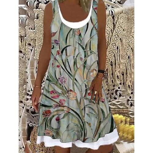 La MaxPa Sleeveless Summer Dresses