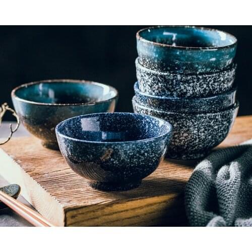 LingAo High level Japanese style ceramics creative and wind rice small bowl