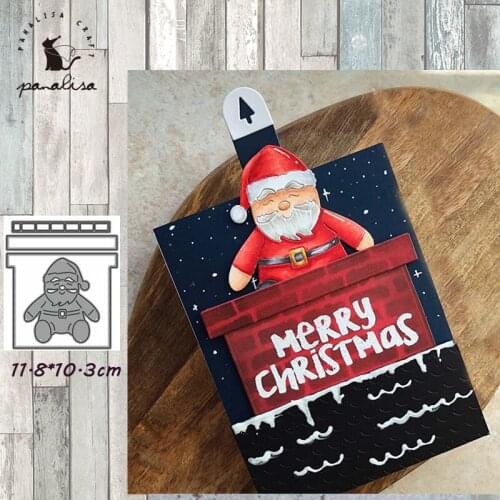 Panalisacraft Christmas Santa Metal Cutting Dies Stencils for DIY Scrapbooking/photo album Decorative Embossing DIY Paper Cards