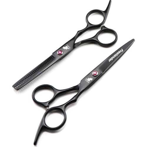 6 Professional Hair Salon Structure Scissors Set Cutting Barber Haircut Thinning Shear Scissors Hairdressing Hair Tools Scissors