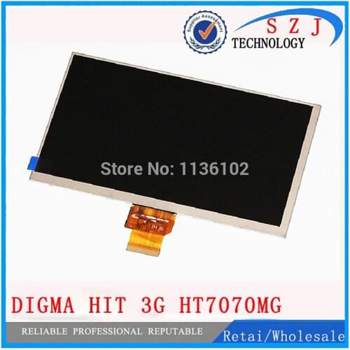 Original 7" inch LCD display for Digma hit 3G ht7070mg Tablet TFT 40pin LCD Screen Matrix Digital Replacement Free Shipping