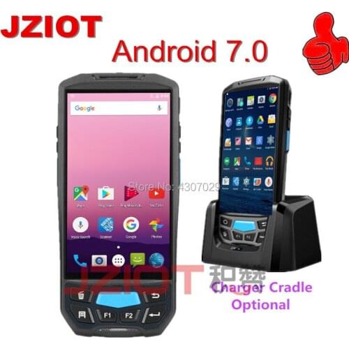 PDA Android 7.0 Handheld Industrial POS Terminal 2D Barcode Scanner Data Collector 4G GPS NFC Barcode Reader 8MP Camera