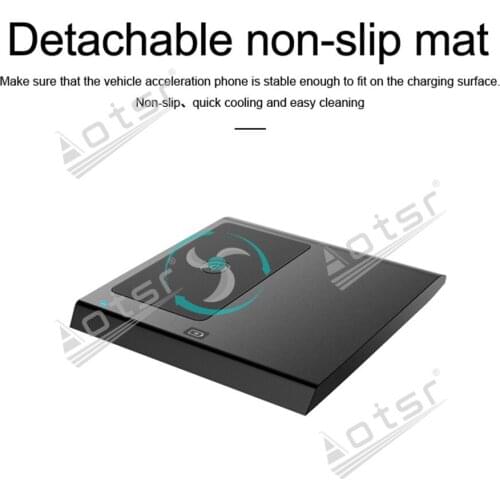 QI car infrared wireless charger For Buick LaCrosse 2016 2017 2018 QI Fast Wireless Charging Car Phone Holder for iphone/Samsung