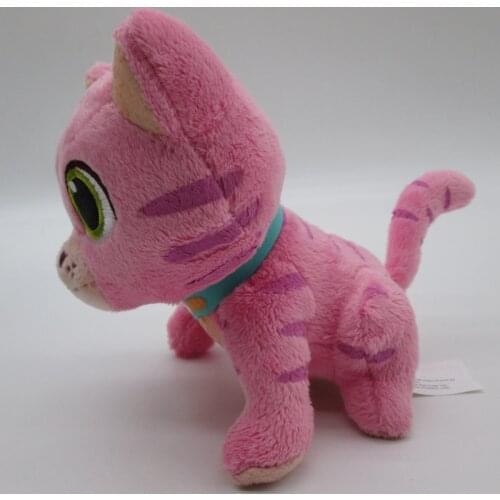 Disney Jr Doc McStuffins* WHISPERS Kitten Cat Pink 7" PET VET PLUSH Doll