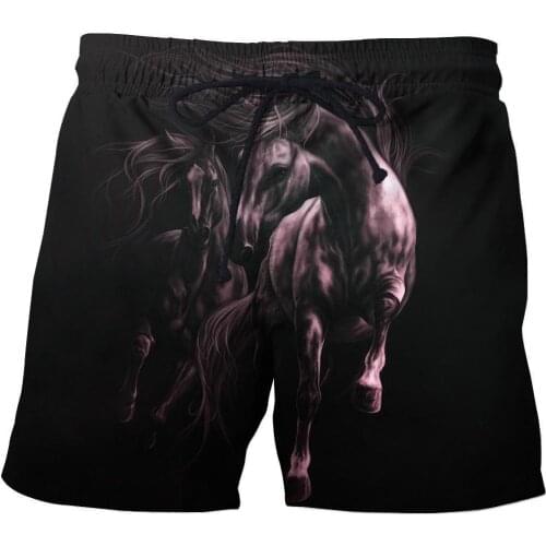 CLOOCL Newest Horse Series Sports Pants 3D Print Men Clothing Elastic Pockets Harajuku Gym Shorts Unisex Casual Streetwear
