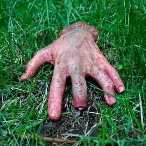 Zombie Hand Ornament Resin Crafts Figurines Creative Halloween Props for Home Garden Courtyard Decoration TS2