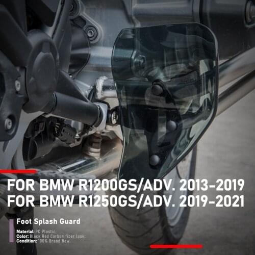 For BMW R1200GS Foot protectors Motorcycle Feet Mudguard Guard Fender R 1200 GS LC ADV 2013-2020 R1250GS R1250RS R1250R R1200RS