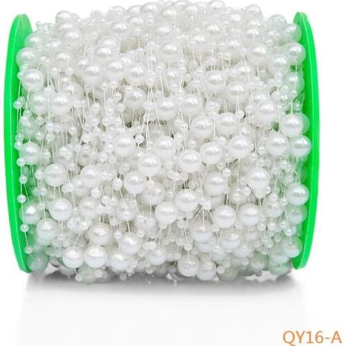 1M Latest Gold Lace Crystal Beads Silver Sequin Fabric White Beaded Trim Ribbon Dress Sewing Applique Collar Beaded Fabric QY16