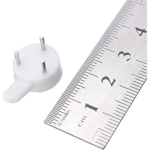 1000 Pcs Small Wall Hook Drywall Nail Plastic Wall Hanger for Picture Frame Mirror