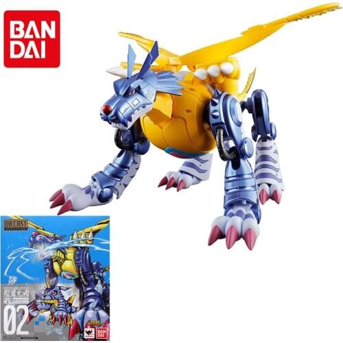 Bandai Original Digivolving Spirits 02 MetalGarurumon Deformable Action Figure Anime Model Doll Collection Toy Birthday Gift