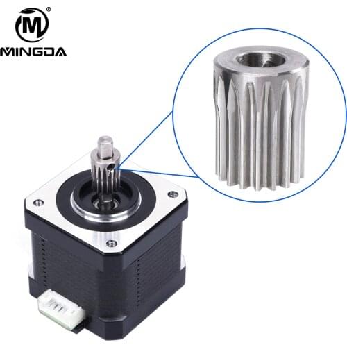 3D Printer Parts BMG Extruder Gear Betch Upgrade 17th Bore 5mm Stainless Steel Extrusion Titan Motor Extrusion Wheel Filament