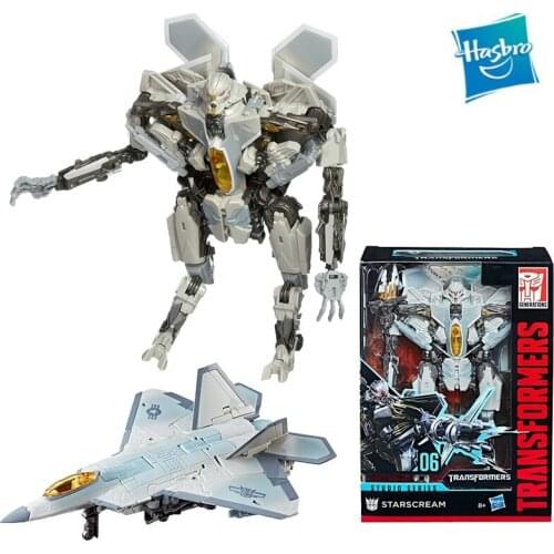 Anime Hasbro Transformers Studio Series 06 Starscream Voyager Class Movie 1 Anime Action Figures Model Toys for Children