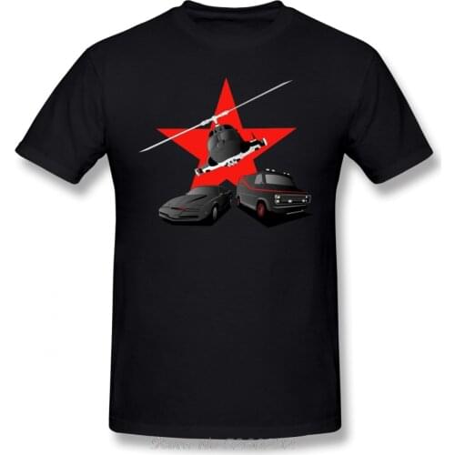 Airwolf T Shirt 80 S Heroes T-Shirt Male Cotton Tee Shirt Cute Short Sleeves Graphic Men Casual Basic Tshirt Plus Size 4XL