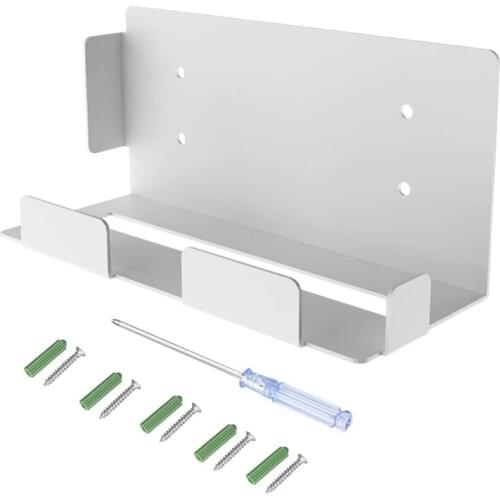 Game Console Wall Mount Fixing Stand Ventilation Hole Design Space Saving for PS5 with Screw and Screw Tool