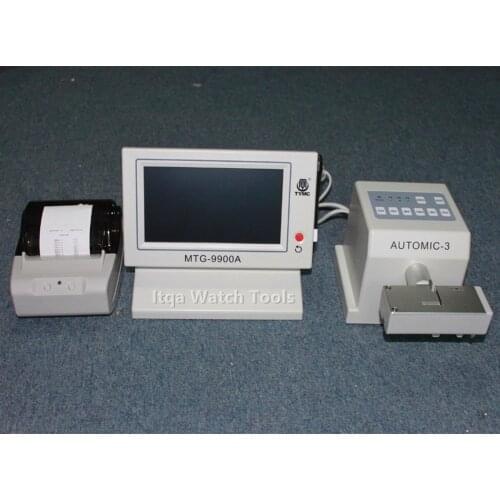 New! Timegrapher TYMC MTG-9900A Watch Timing Machine With Printer, Mechanical Watch Tester Coaxial Movement, Watchmaker Tools