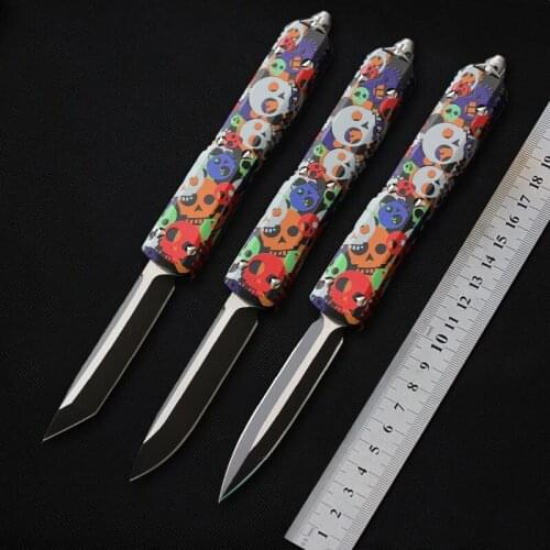 HIFINDER hunting knife black D2 blade Aluminum handle camping Survival knives outdoor Tactical knife Karambit cs go Pocket EDC