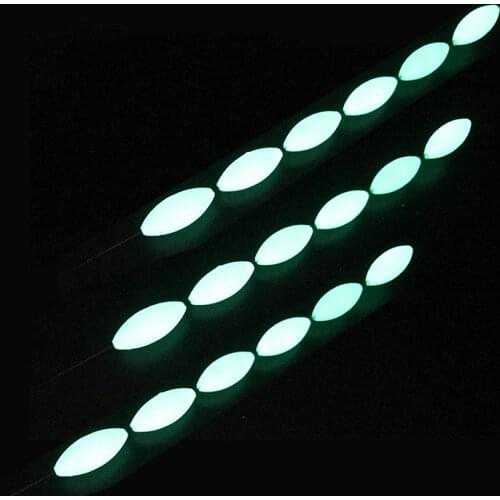 Wholesale 60/40packs/lot Luminous Fishing Float Glowing Seven-star Float Light Bobber Night Vision Fishing Tackle Accessory B243