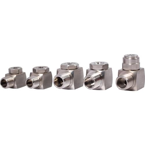 Stainless Steel Hollow Cone Spray Corner Nozzle