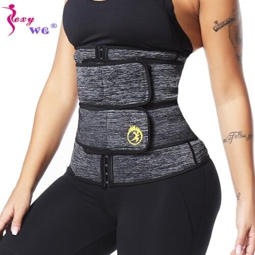 SEXYWG Waist Trainer Slimming Belt Modeling Strap for Women Weight Loss Body Shaper Workout Fitness Trimmer Cincher