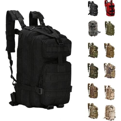 Large Capacity Men Army Military Tactical Backpack 3P Softback Outdoor Waterproof Bug Rucksack Hiking Camping Hunting Bags