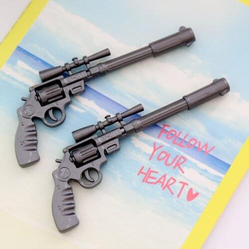 50pcs Kawaii Ballpoint Pen Cute Creative Toy Gun Rollerball Pen for School Office Writing Stationery Pens for Kids Toy Promotion