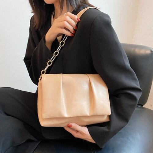 Shoulder underarm bag female 2021 fold cloud bag simple portable small bag messenger bag tote bags for women