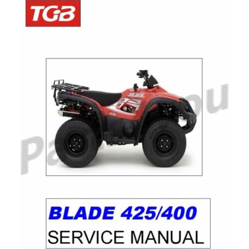 TGB Blade 425 400 Service Manual English Version